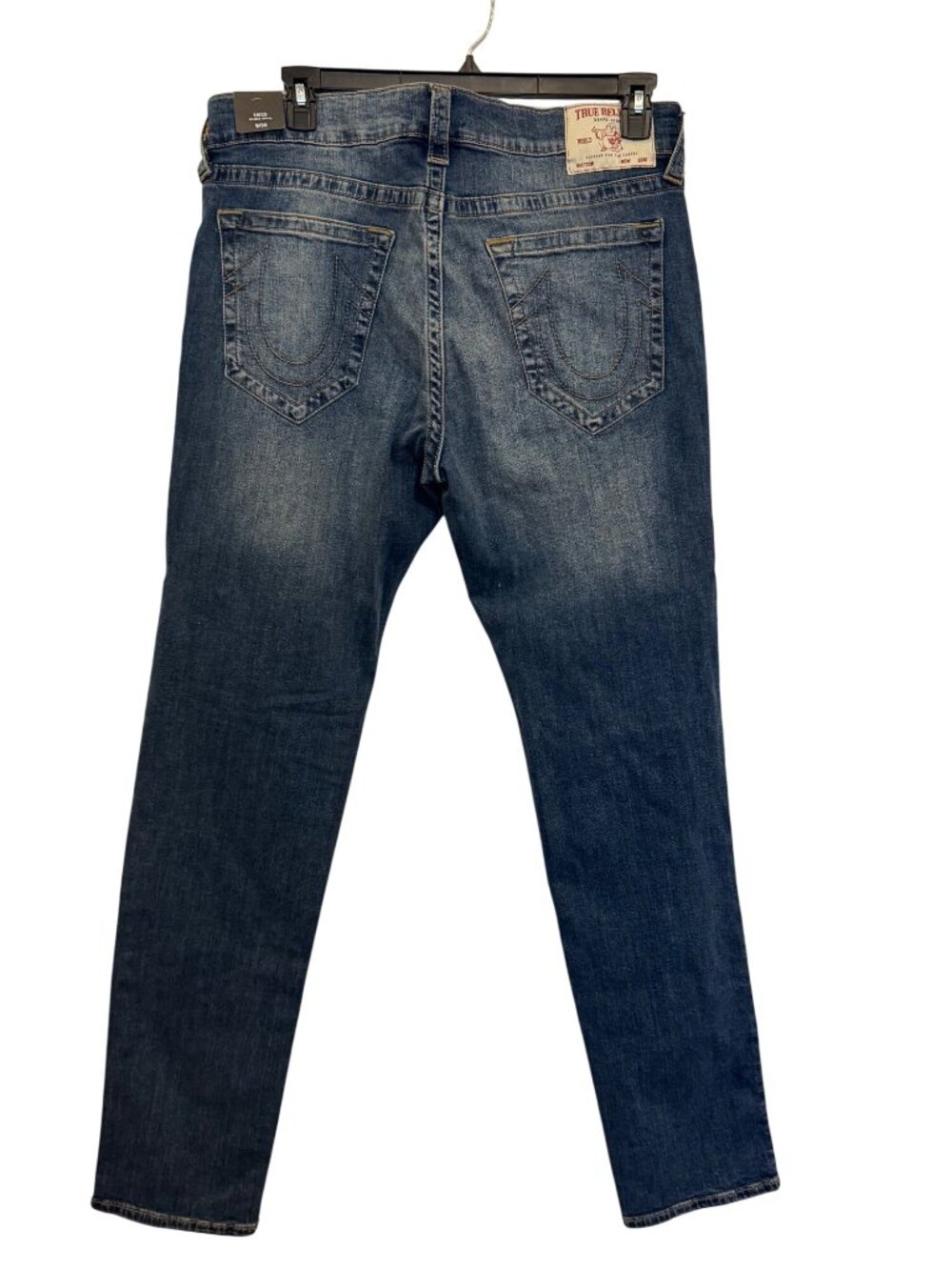 True Religion Rocco Relaxed Skinny Jeans W36 Dark Wash Denim Classic Style